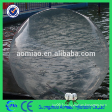 Rouleau transparent PBV / TPU de qualité supérieure à l&#39;intérieur de ballon gonflable, boule de balle d&#39;eau géante à vendre